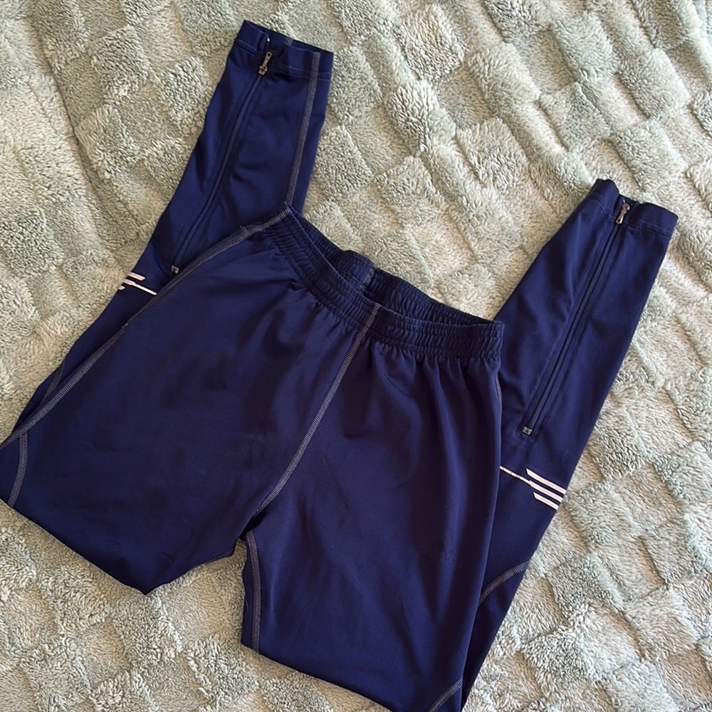 Adidas‎ Blue Sweatpants with Tapered Leg Design